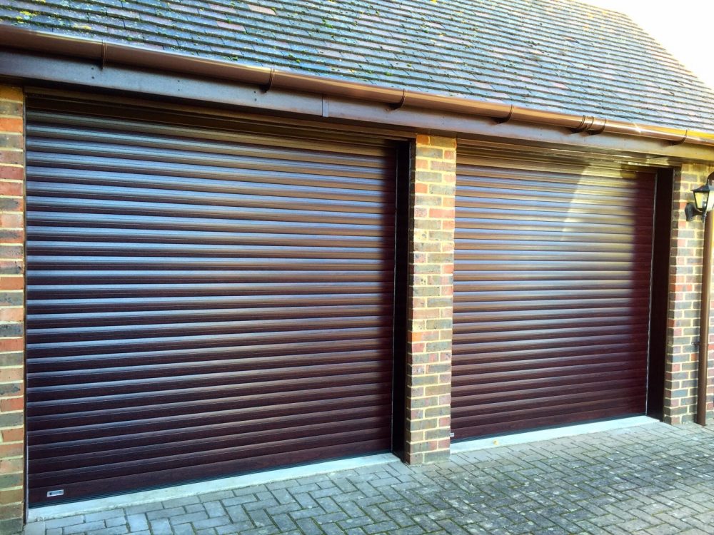 SecureoGlide roller garage doors fitted in Haddenham, Buckinghamshire by Shutter Spec Security