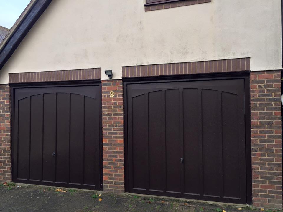 previous up and over doors that were replaced by Shutter Spec Security