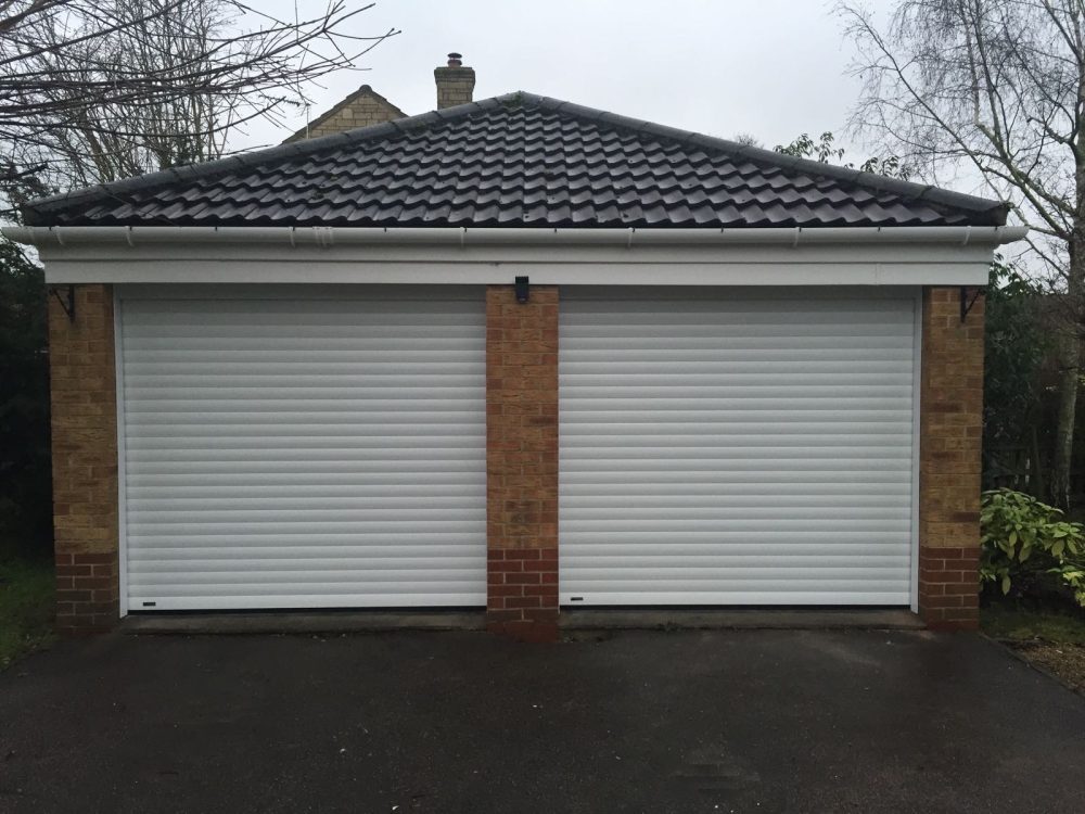 SeceuroGlide roller garage doors fitted in bicester by Shutter Spec Security.