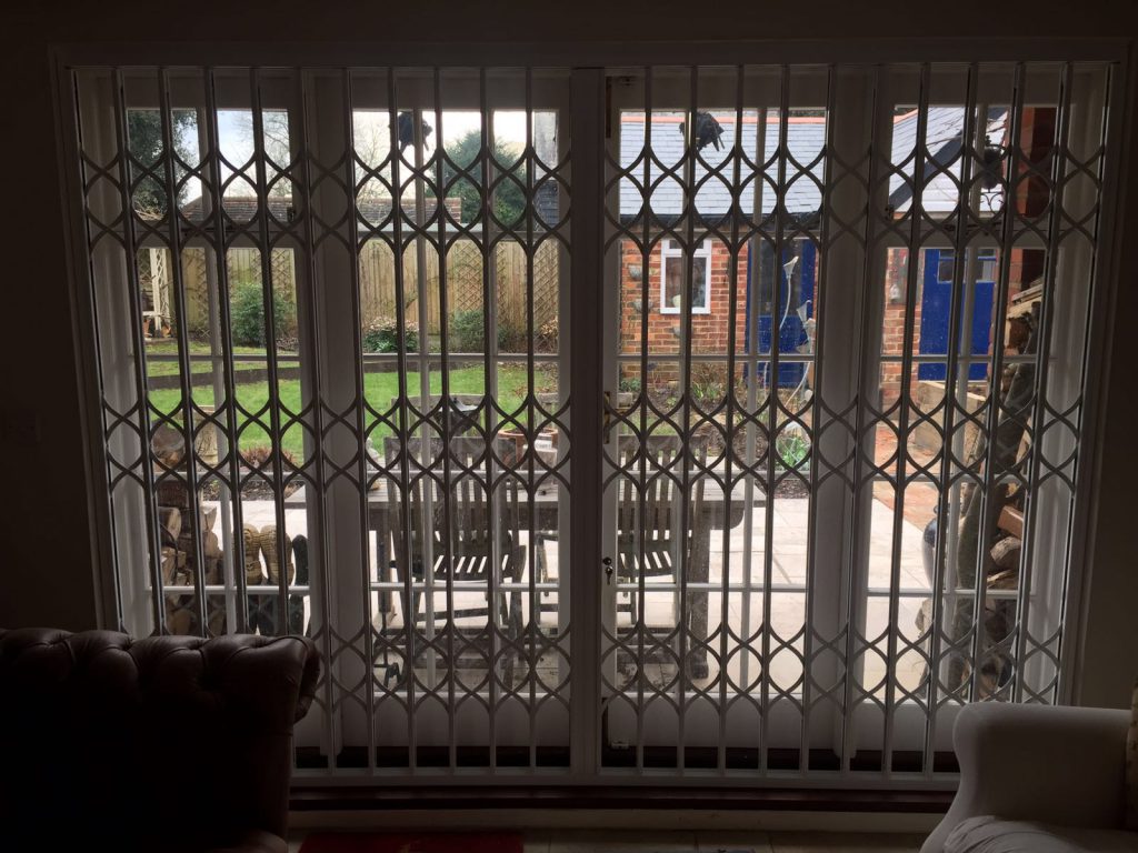 SeceuroGuard Retractable Grilles installed in Henley, Oxfordshire by Shutter Spec Security