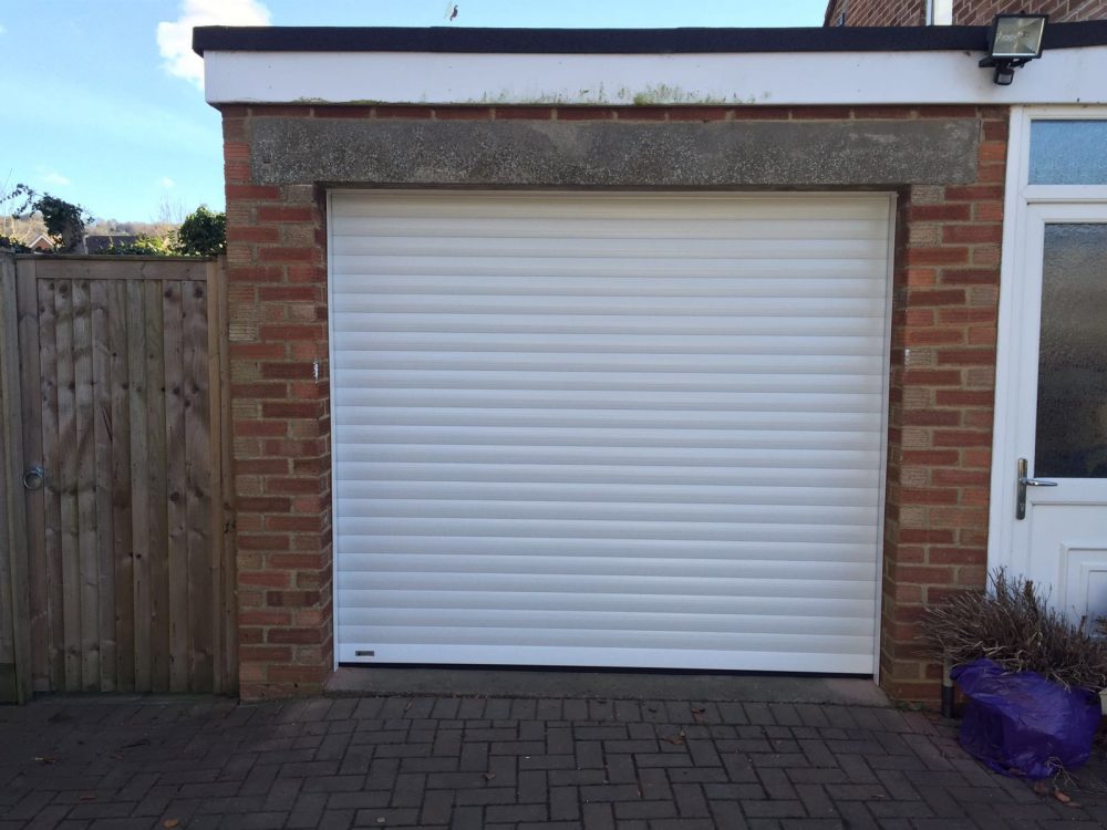 SeceuroGlide Roller Garage Door installed in Chinnor, Oxfordshire by Shutter Spec Security
