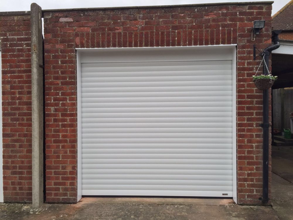 SeceuroGlide Roller Garage Door installed in Thame, Oxfordshire by Shutter Spec Security