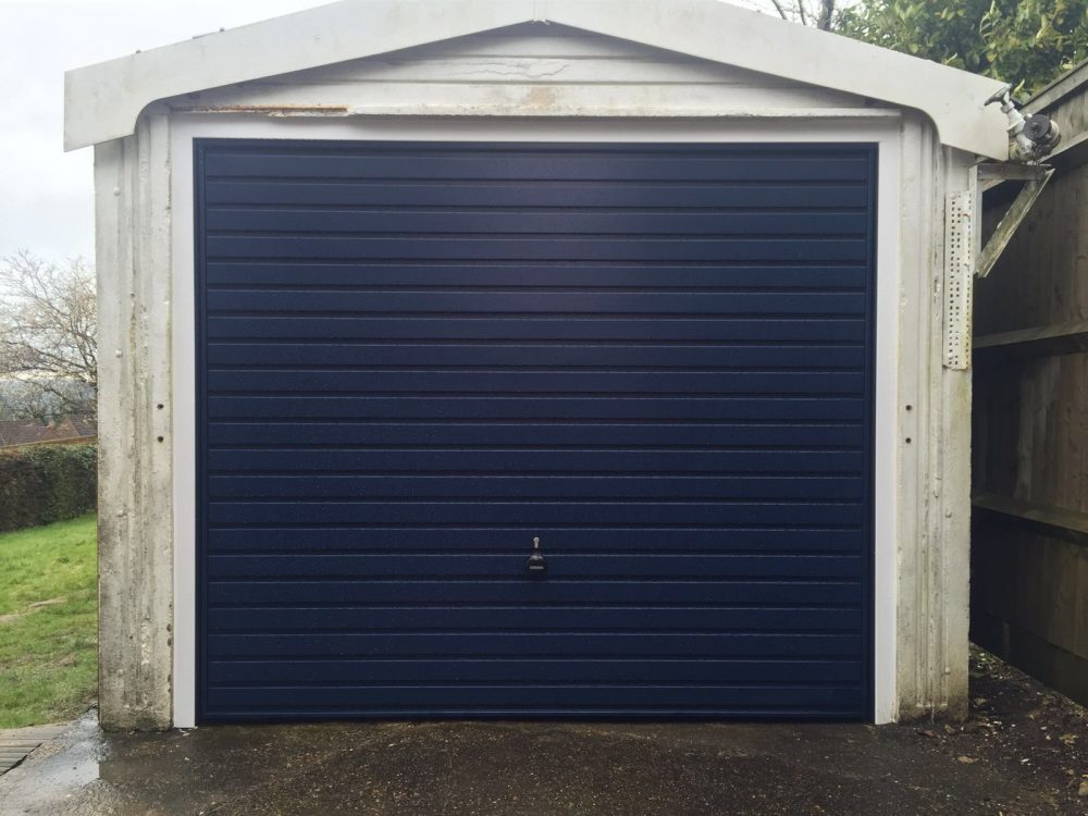 Garador Steel Up and Over Garage Door installed in Lacey Green, Buckinghamshire by Shutter Spec Security