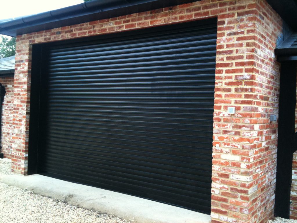 Black SWS garage door